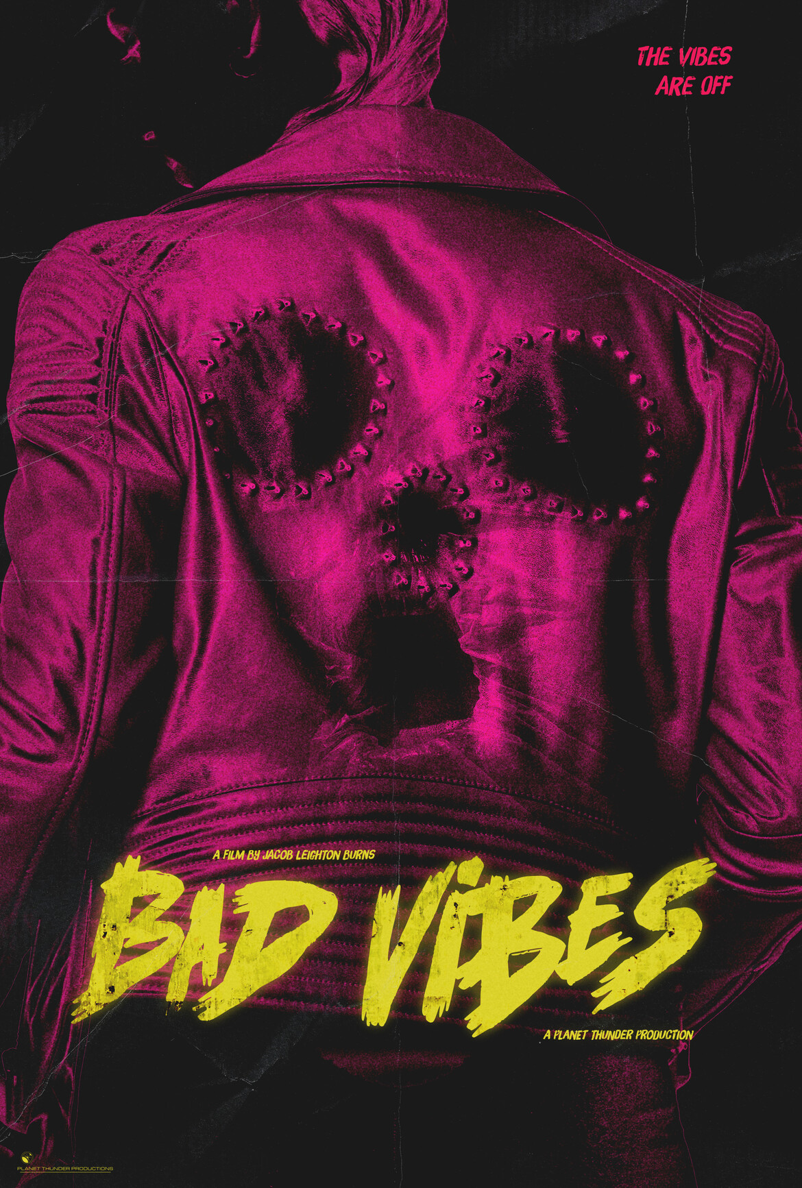 BAD VIBES poster designed by Zachary Burns