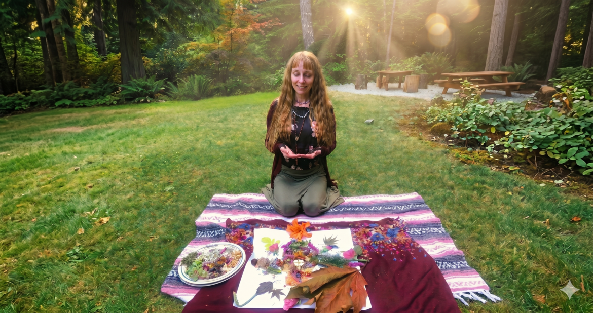 Connecting with nature through botanical creativity, reflection, and simple ritual