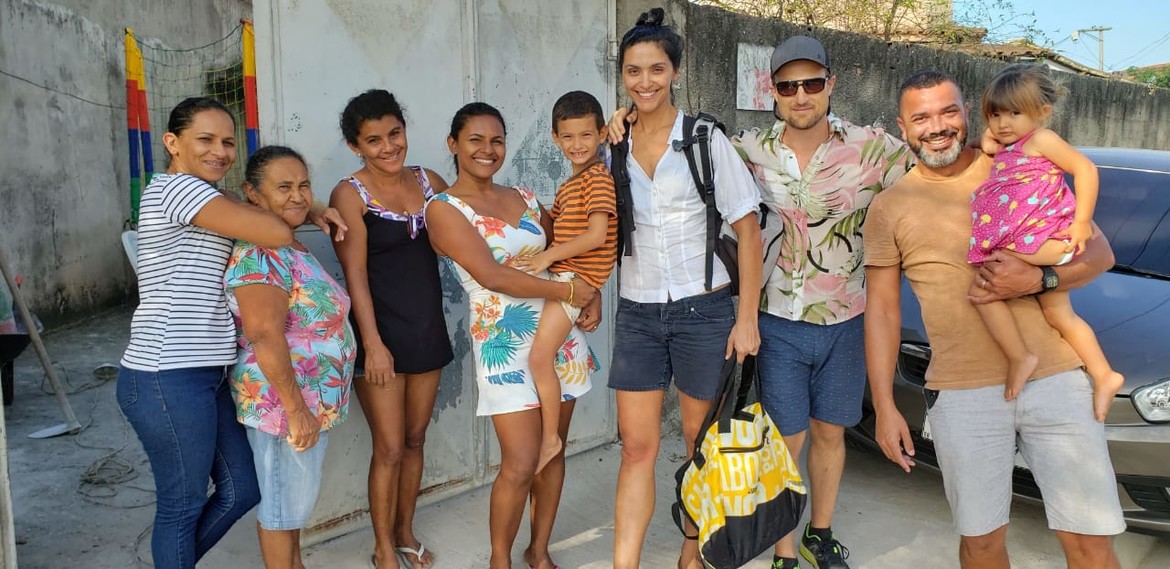 Carol & Greg & Family with Elielton and Zeza & Family