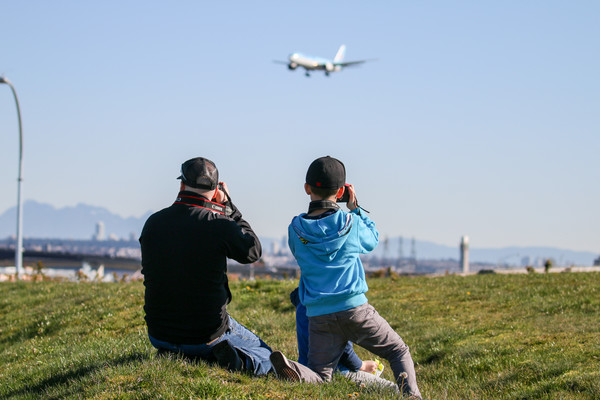 Jay and his son doing some aviation photography