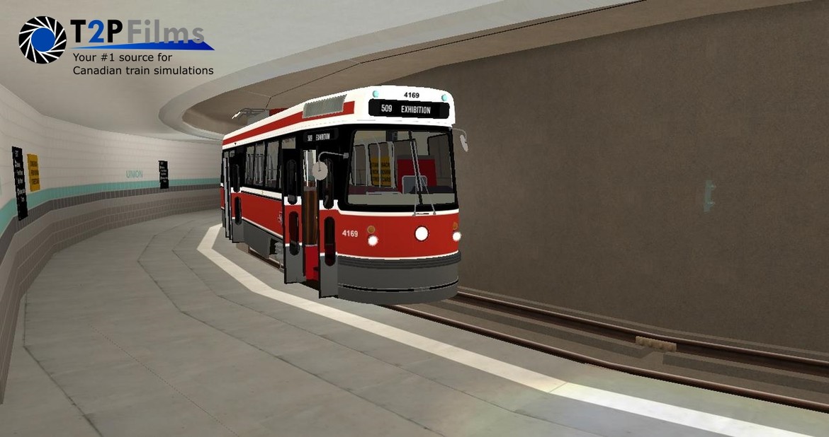 Union station in the 509 Exhibition route for Metro Simulator.