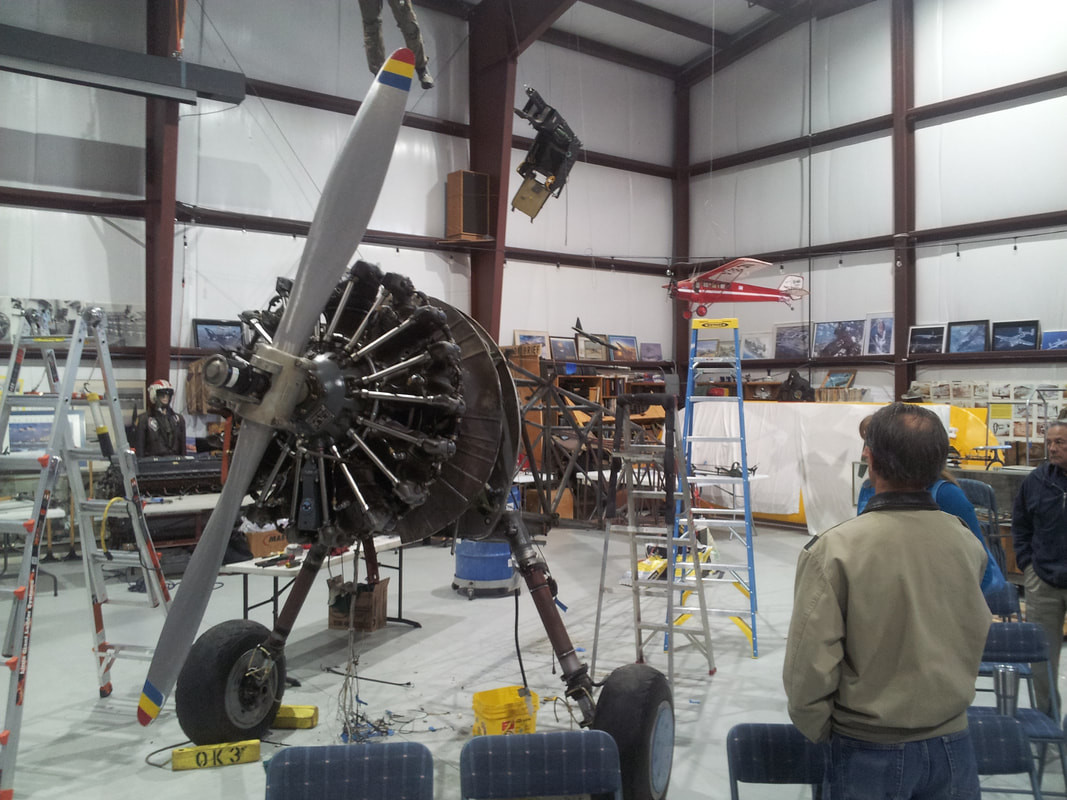 November 2016: The beginning of the fuselage and engine project.