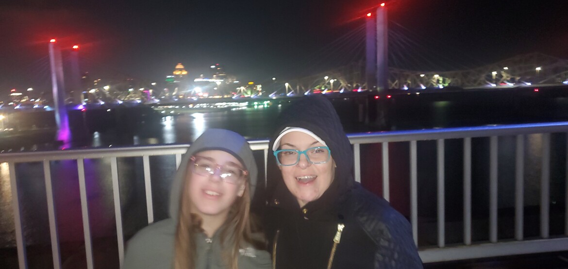 My wife and daughter