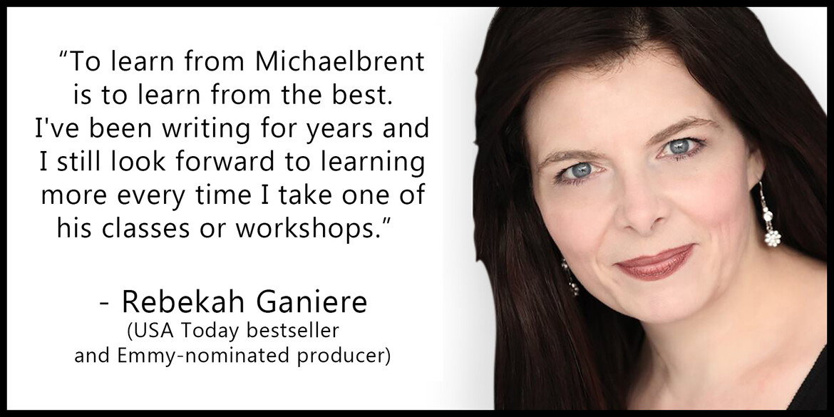 Endorsement of NY Times bestseller and screenwriter Rebekah Ganiere