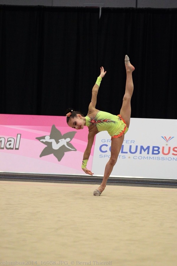 Kristina member of 2015 Rhythmic Youth Elite Squad by Elena Sklyar