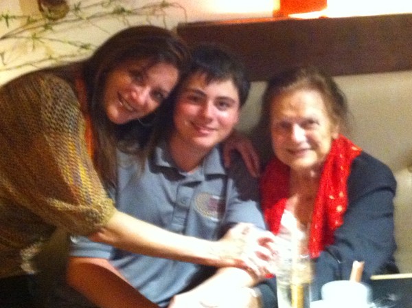 Antonio Sirianni with Mom and Grandma