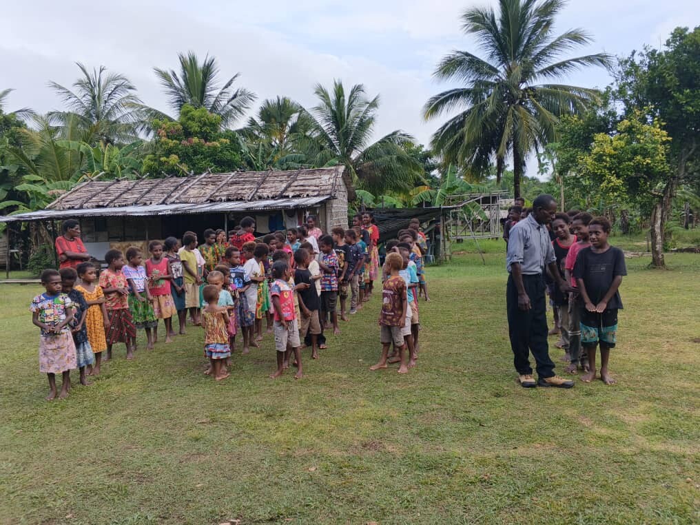 Early-age school children of Bula Village