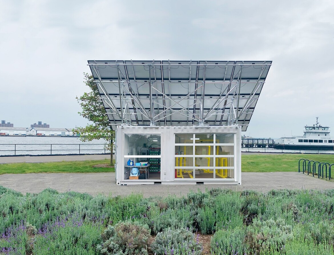 Portable MicroFactory From Shipping Containers Runs on Solar Power, Reduces Plastic Waste