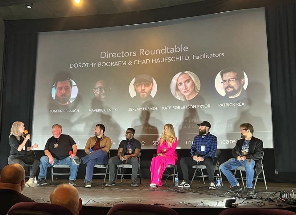Maverick Knox on the Directors Rountable at Flatwater Film Festival