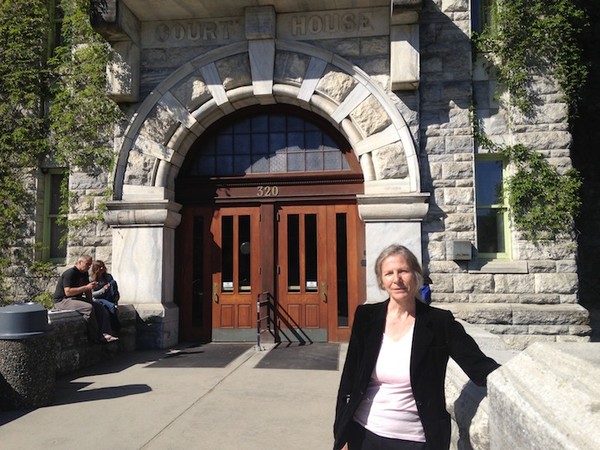 Marilyn Burgoon, Nelson Court House May 2015