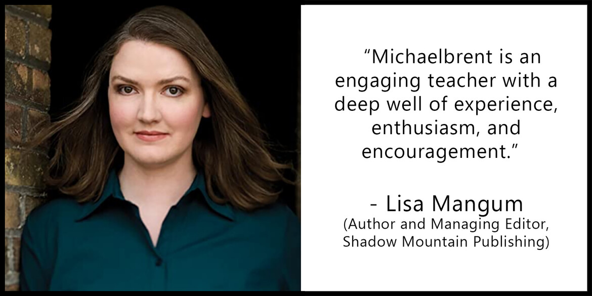 Endorsement of author and Shadown Mountain Managing editor, Lisa Mangum