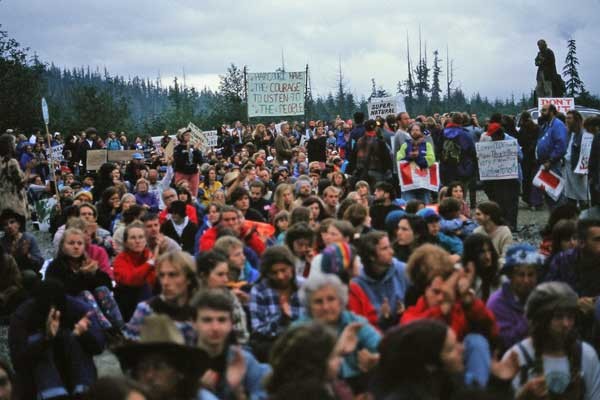 Clayoquot Sound, 1993. Photo by Mark Hobson.