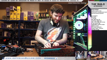 Noah, Artesians owner doing a livestream build
