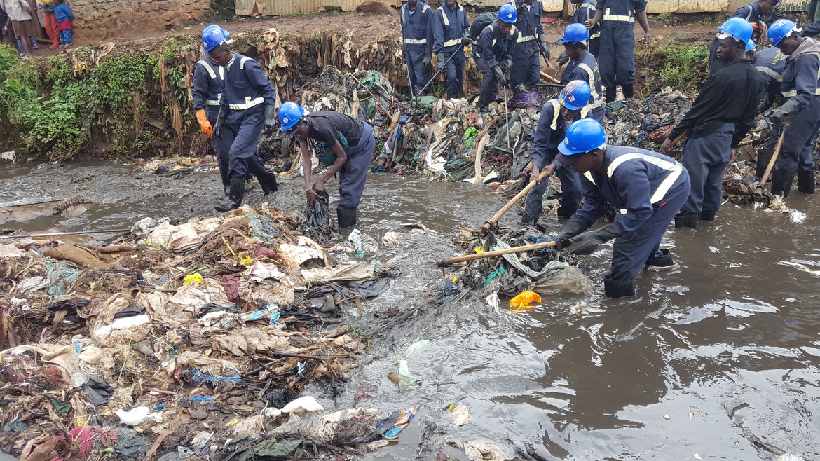 River Ngong Clean up in Kibra