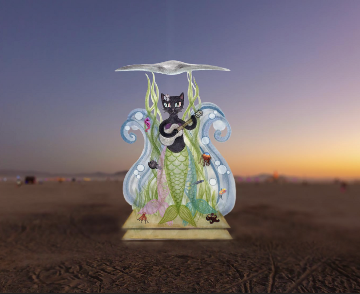 Purrmaid Illustration by Molly Gregory