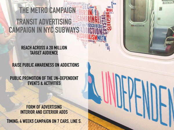 The subway campaign   will coat ...