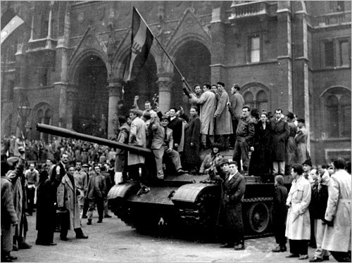 My father was part of the uprising during the Hungarian Revolution.