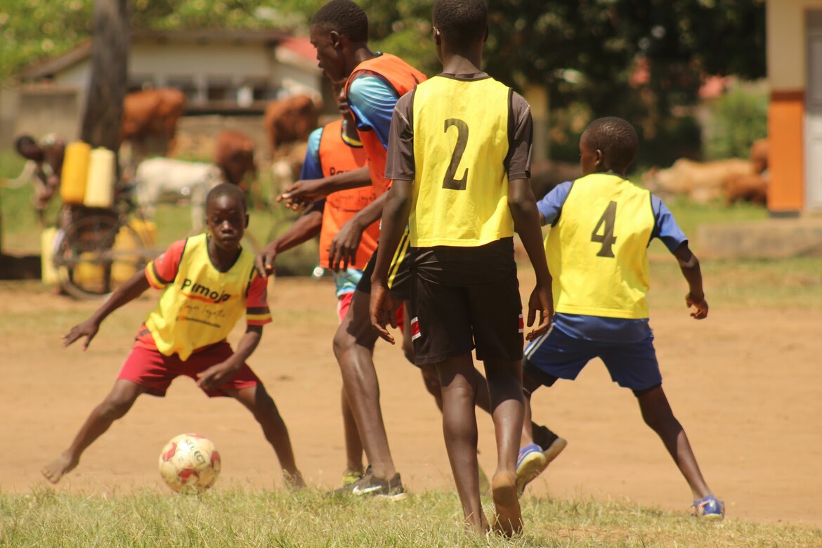 Fast action on the pitch