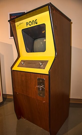 Pong arcade game