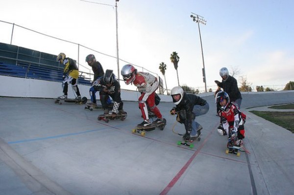 Powered Skateboard Races!
