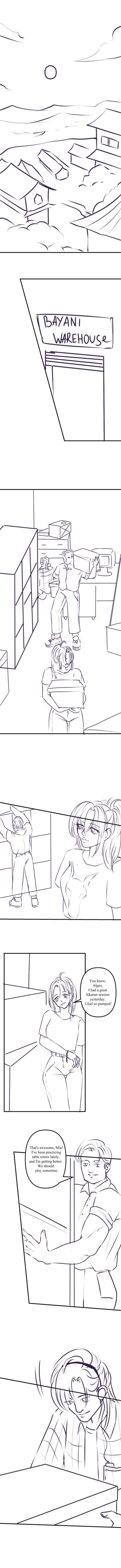 Episode 1 sketch art by Elliemay