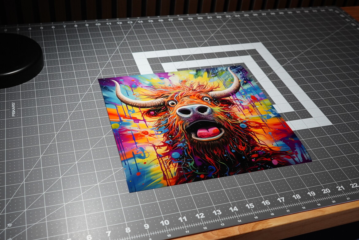 12x12 Highland Cow