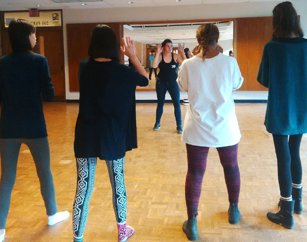 Warrior Sisters training, Vancouver, December 2014. Photo by Zoe Blunt.
