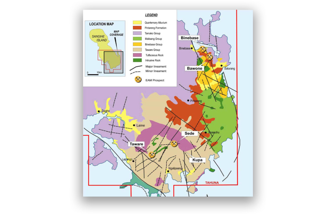 Sangihe Gold Project: Prospects and Regional Geology