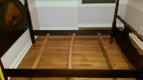 Here is the bed frame that she has.... just needs a box spring and a mattress!
