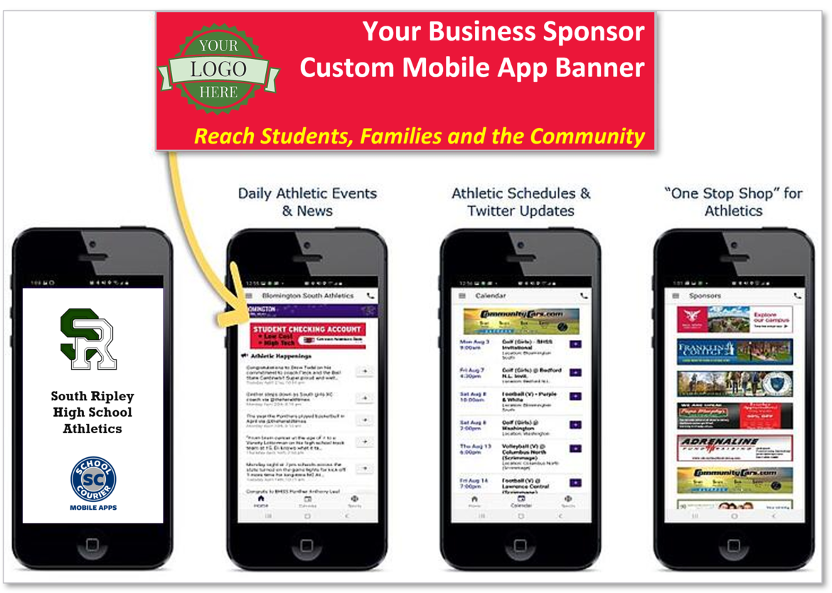 Business Sponsor Mobile App Banners