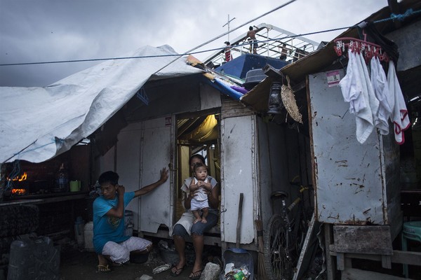 Makeshift home in Tacloban
