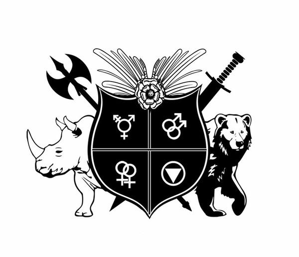 LGBTQ and Allies Coat of Arms. Designed by Ashley Kolodner