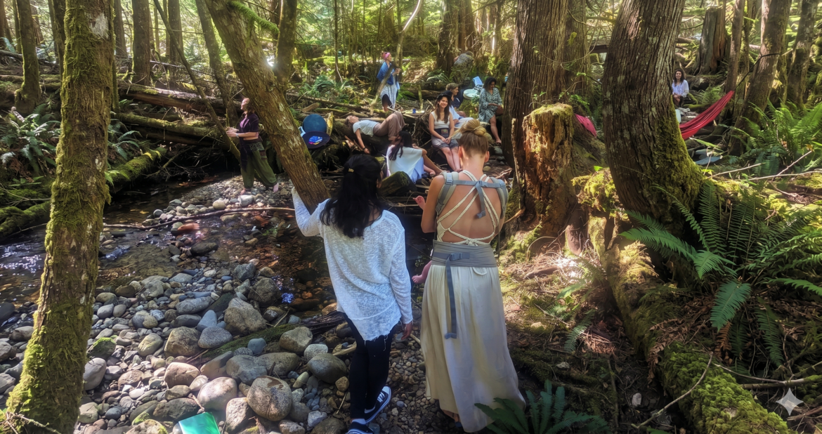 Gathering with women on the Sunshine Coast through workshops, seasonal practices, and botanical creativity
