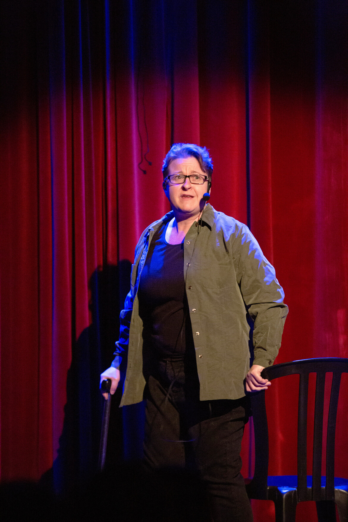 Story performing "Mister Cellophane" at Buddies in Bad Times Theatre, Spring 2025. Credit to Michael Rajzman