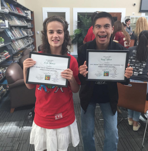 Nina & Pablo at the Local Leadership Training