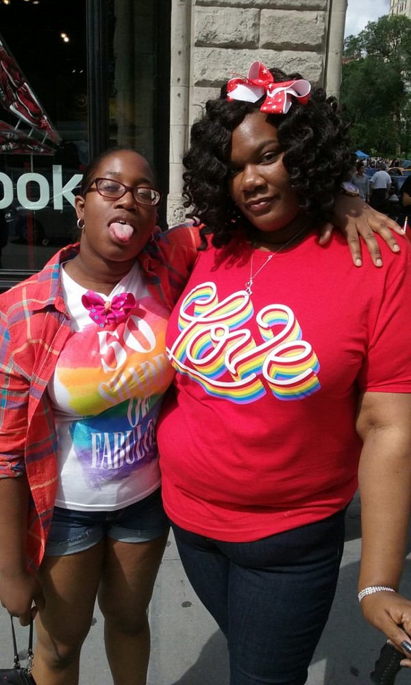 Cyra and I at Pride 2015 !!