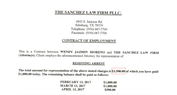 Attorney Contracts Fees
