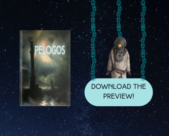 An image of the cover of Pelogos and a button instructing you to download the preview.