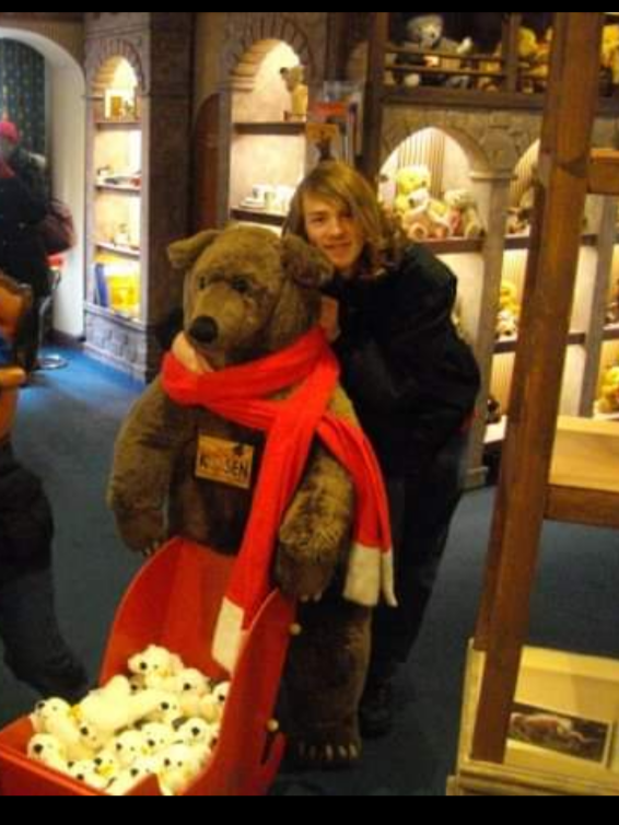 Eric at a Christmas market in Germany