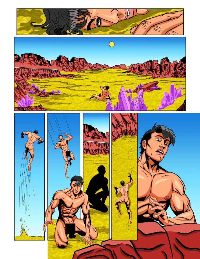 John arrives in a new land