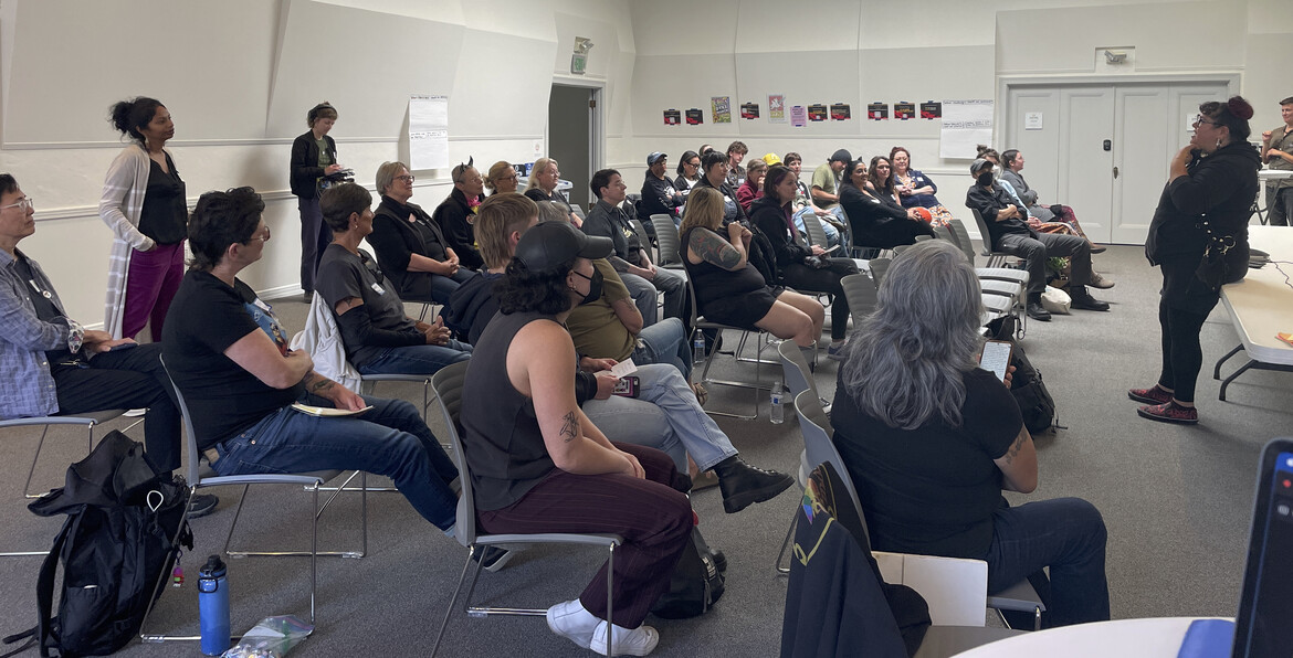 Dyke Town Hall #1 attendees, October 2024
