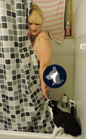 Showering with my cat!