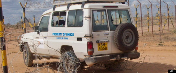 Abandoned NRC vehicle after abduction