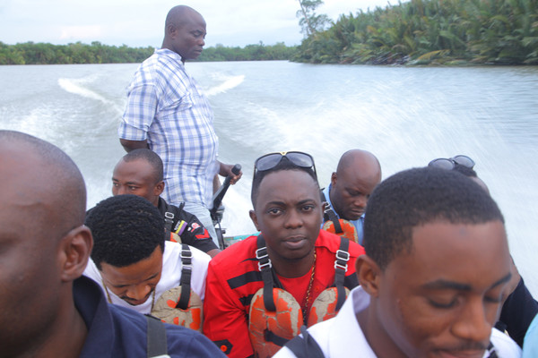 enroute riverine areas in Africa