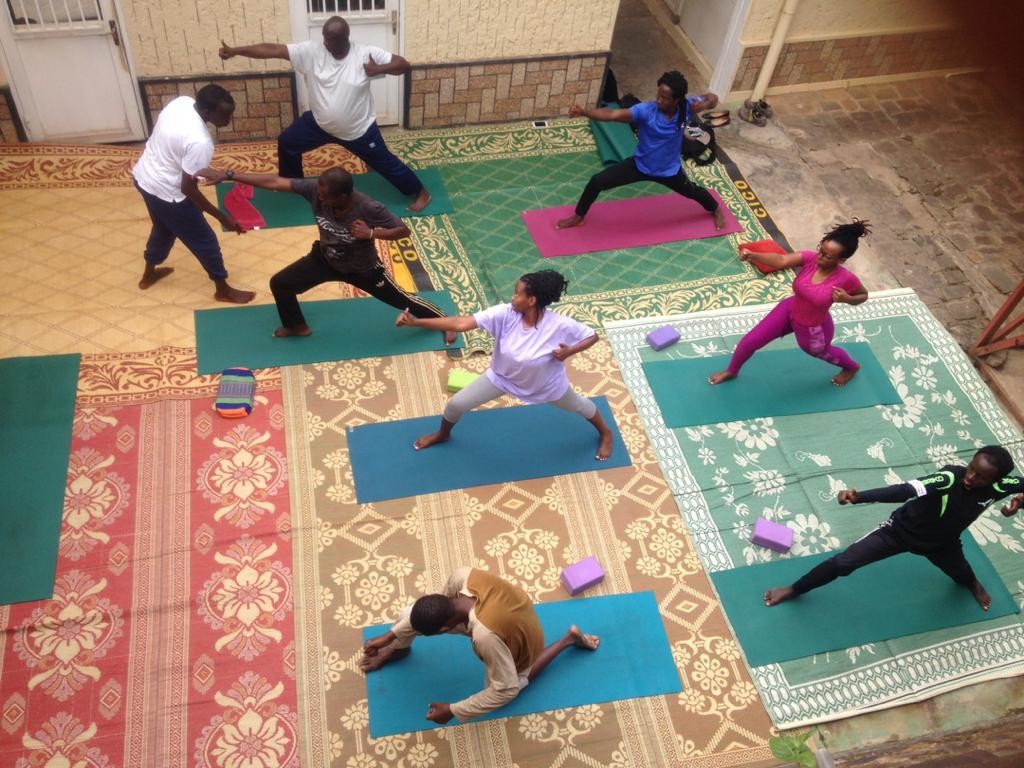 Outdoor Kundalini Yoga class