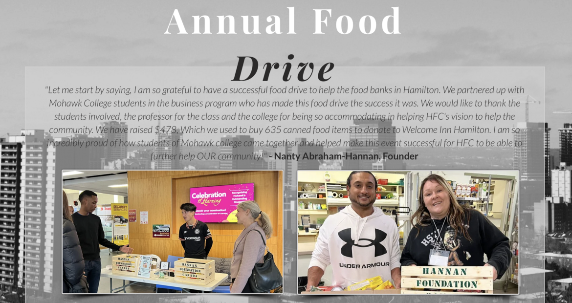 Food Drive to assist Local Food Banks in the Community