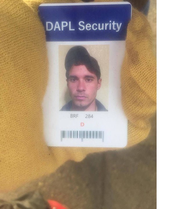 Mercenary's DAPL security badge