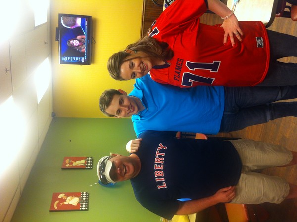 Caleb with proud parents