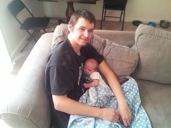My husband Damon, and our son Adrian