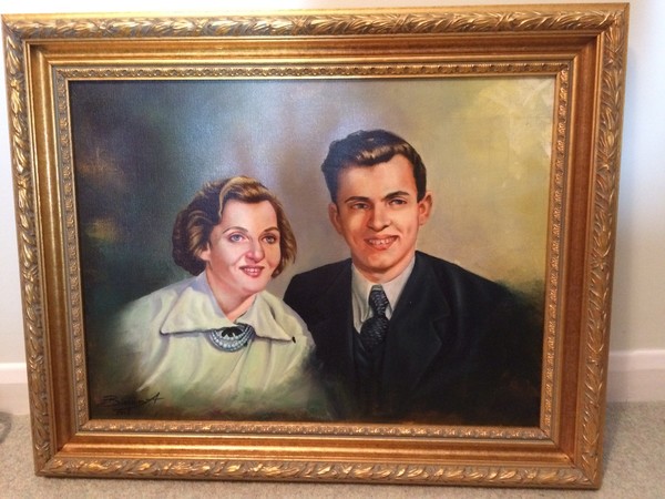 Anne and Edgar - Engagement 1954